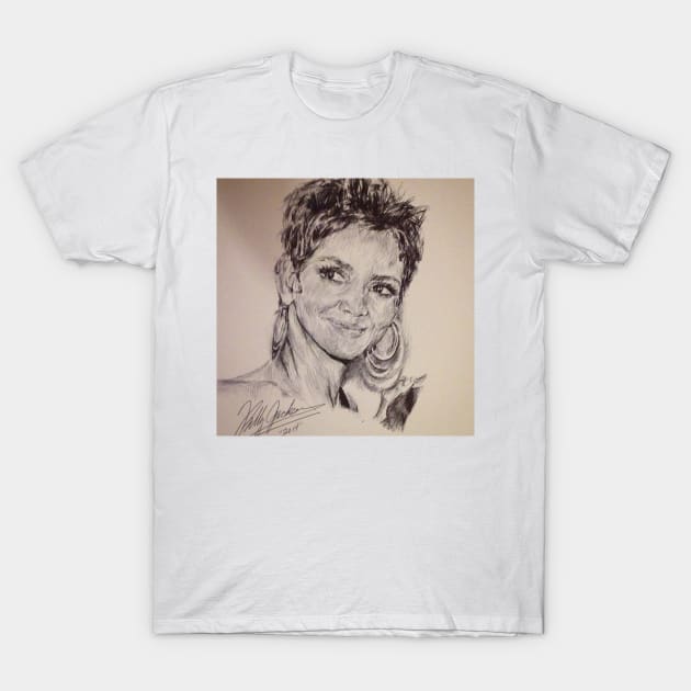 HALLE BERRY PORTRAIT T-Shirt by billyhjackson86